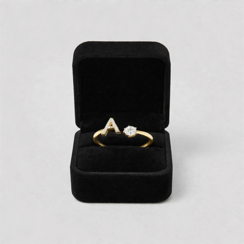 Персонализиран пръстен с инициала