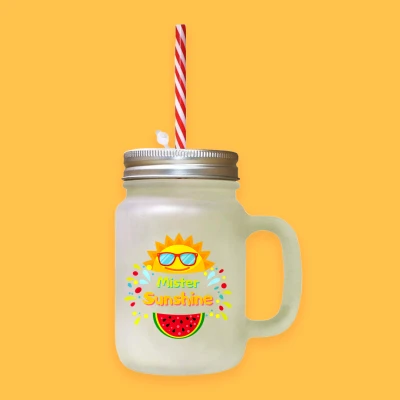 Персонализирана чаша със сламка - Мистър Съншайн