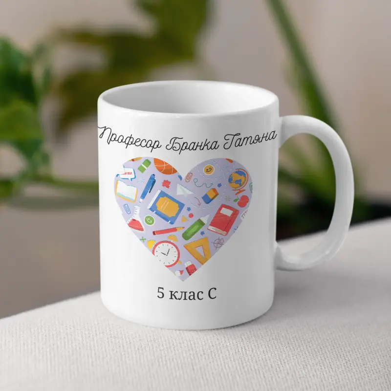 Персонализирана чаша - За учителя