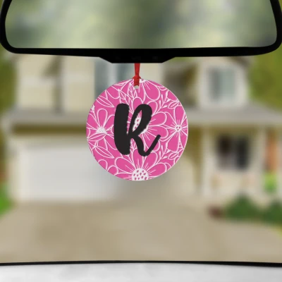 Персонализиран автомобилен ароматизатор - Цветя