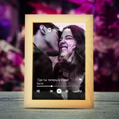 Светеща фоторамка – Spotify