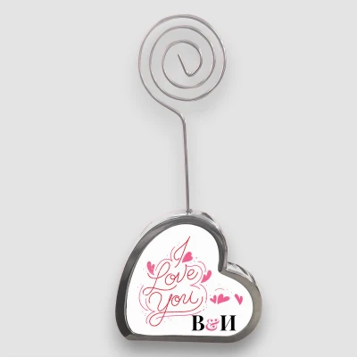 Поставка за снимка сърце - I love you