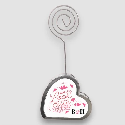 Подставка за снимка сърце - Look cute