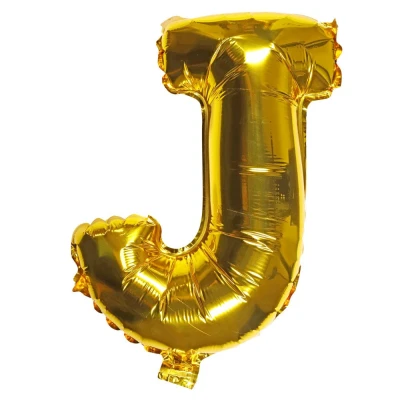 Букви с балони J