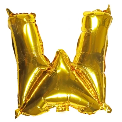 Букви с балони W