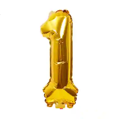 Фигури от балони златист 1