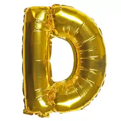 Букви с балони D