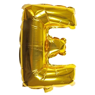Букви с балони E