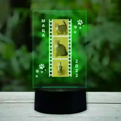 Потребителска Светодиод лампа котка