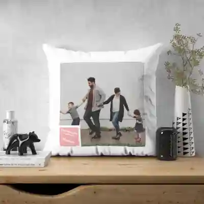Персонализирана възглавница със семейна снимка