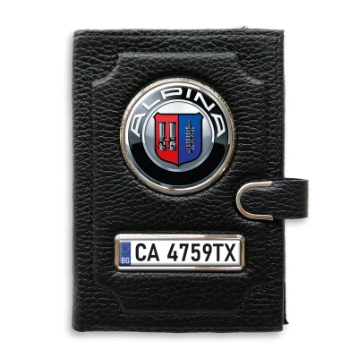 Портфейл с отделение за пари с клипс Алпина