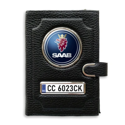 Портфейл с отделение за пари с клипс Сааб