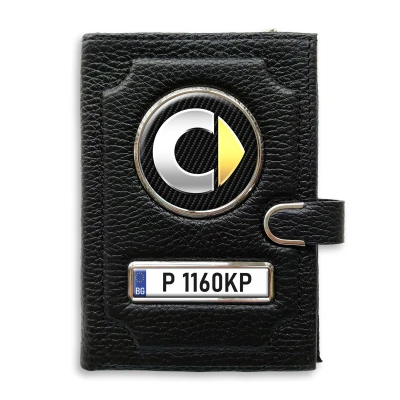 Портфейл с отделение за пари с клипс Смарт