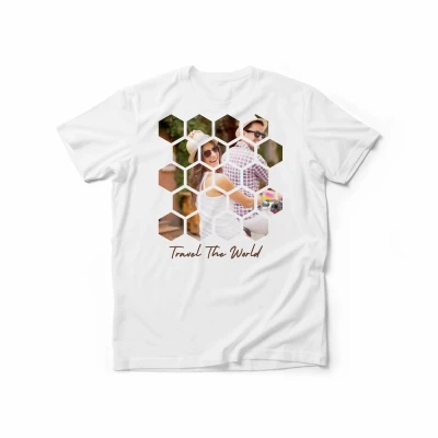 Персонализирана тениска за мъже - Пътувай по света