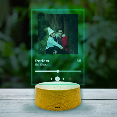  Спотифай персонализирана 3D Светодиод лампа