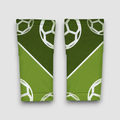 Персонализирани зелени футболни маншети