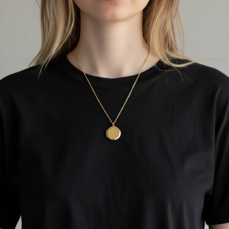 Колие медальон със снимка