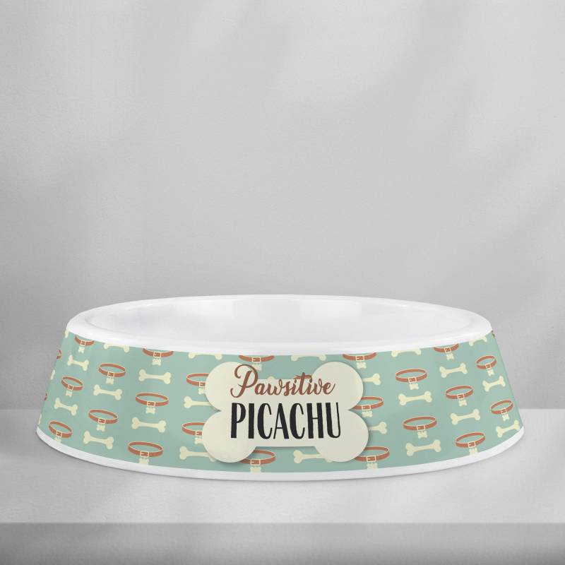 Персонализирана пластмасова купичка за кучета - Лапичка позитивност