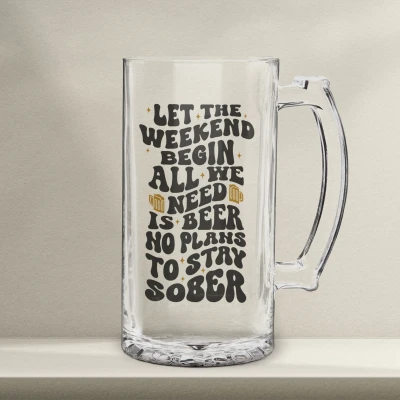Персонализирана халба за бира – Нека уикендът започне
