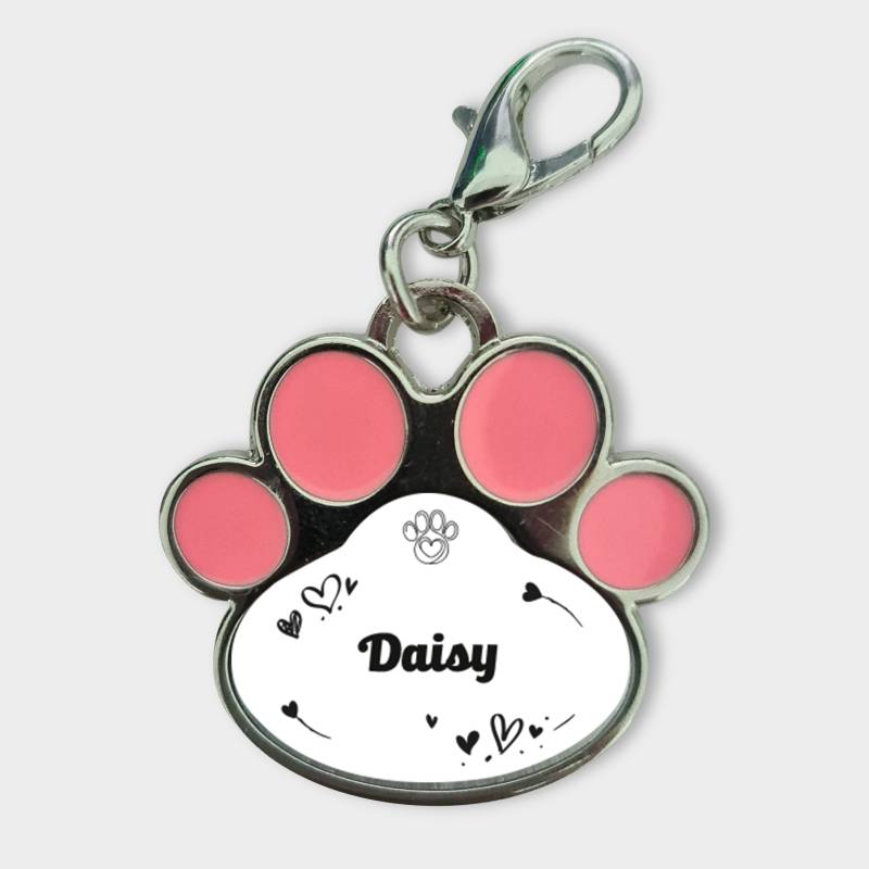 Персонализиран медальон за животни – Гравиран с името на животното