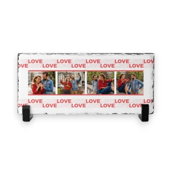 Камък със снимка и надпи