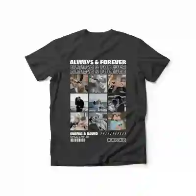 Персонализирана тениска за мъже – Always & Forever