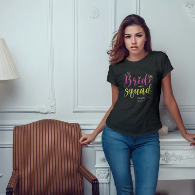 Персонализирана тениска за моминско парти - Булчински отряд
