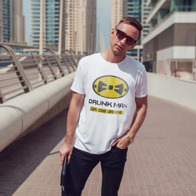 Персонализирана тениска за ергенско парти - Най-добрият мъж