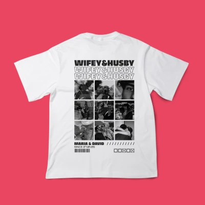 Персонализирана тениска – Съпруга & Съпруг