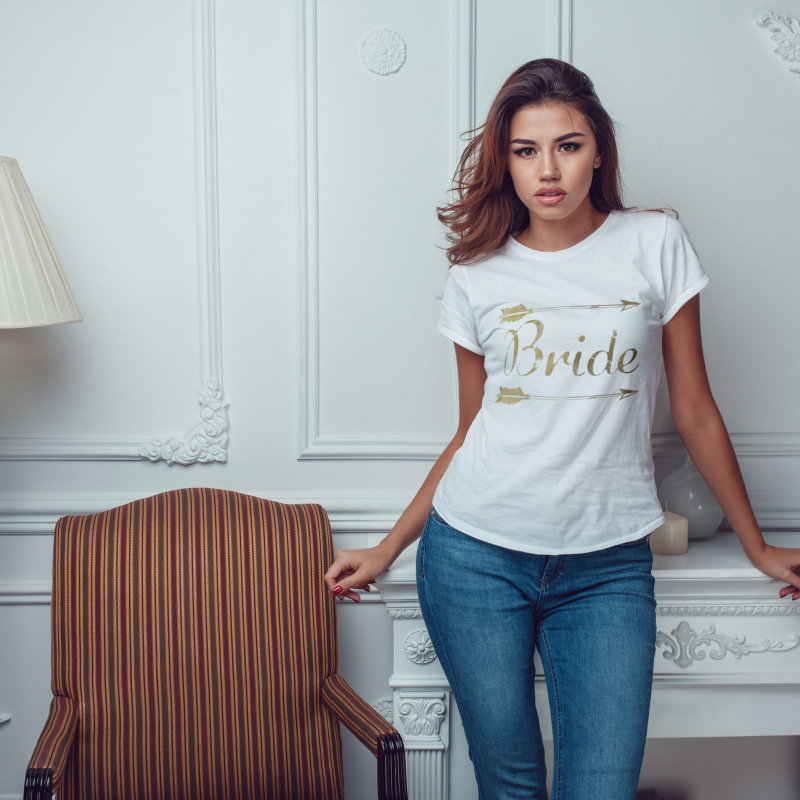 Персонализирана тениска за моминско парти - Булчината 