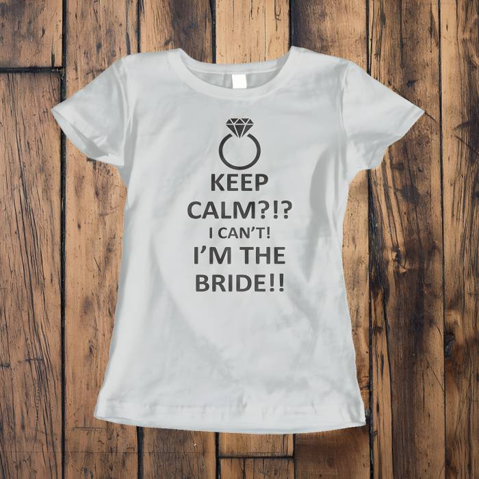 Персонализирана тениска за моминско парти – Аз съм булката