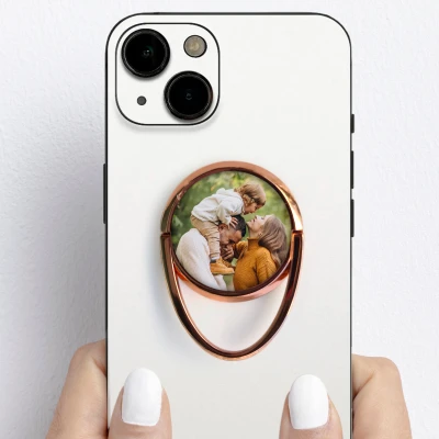 Персонализирана поставка за телефон тип пръстен – Със снимка