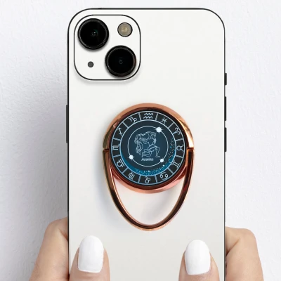 Персонализирана поставка за телефон тип пръстен - Водолей