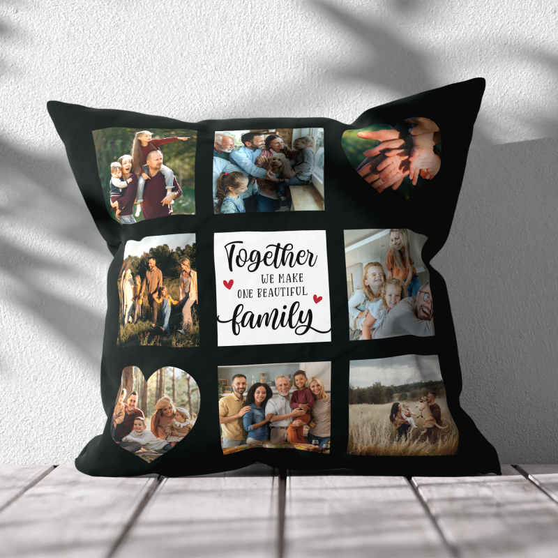 Персонализирана възглавница – Едно красиво семейство Персонализирана възглавница – Едно красиво семейство