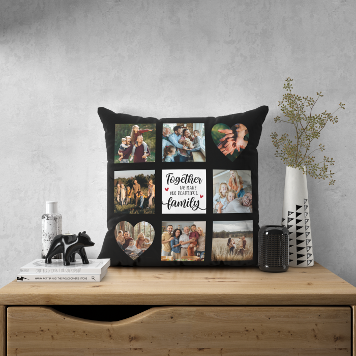 Персонализирана възглавница – Едно красиво семейство Персонализирана възглавница – Едно красиво семейство
