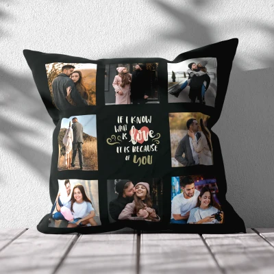 Персонализирана възглавница – Любовта е заради теб