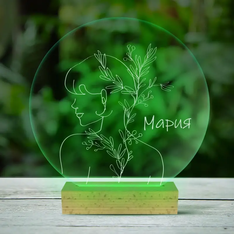 Потребителска Светодиод лампа с абстрактен модел