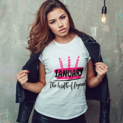 Персонализирана дамска тениска - Раждането на легенда