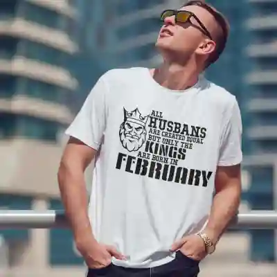 Персонализирана мъжка тениска - Кралете се раждат