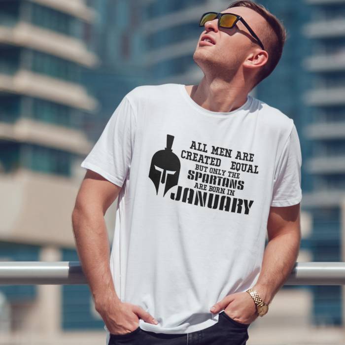 Персонализирана мъжка тениска - Спартанец