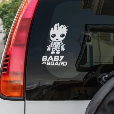 Стикери Бебе на борда персонализира Грут