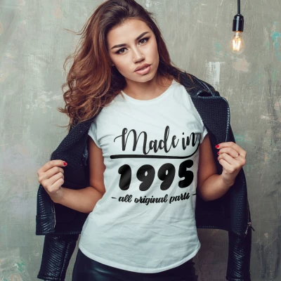 Персонализирана дамска тениска - Произведено през