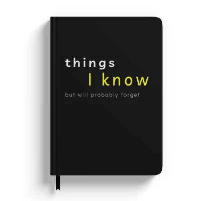 Персонализиран тефтер черен дневник