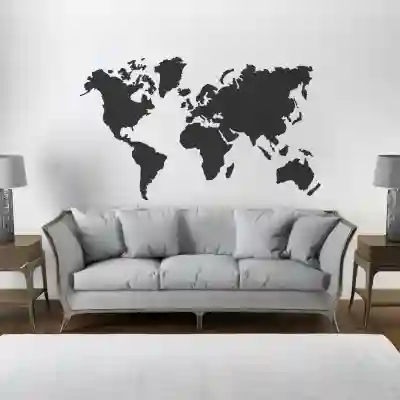 Стикер Карта на света