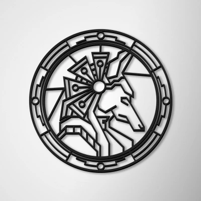 Декорация вълк