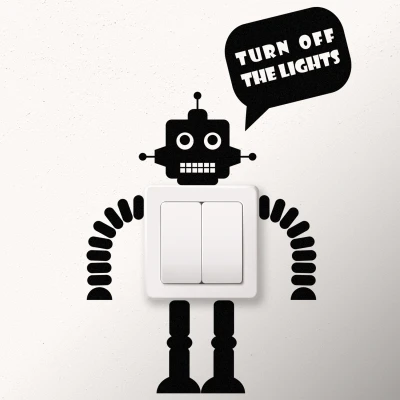 Превключване на стикер Изключете светлините