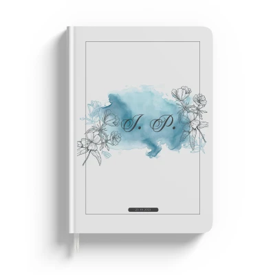 Персонализиран тефтер с инициали и дата